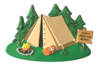 Camping Tent Ornament - Personalized by Santa - Canada