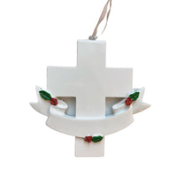 Cross Ornament - Personalized by Santa - Canada