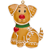 Gingerbread Dog Ornament - Personalized by Santa - Canada