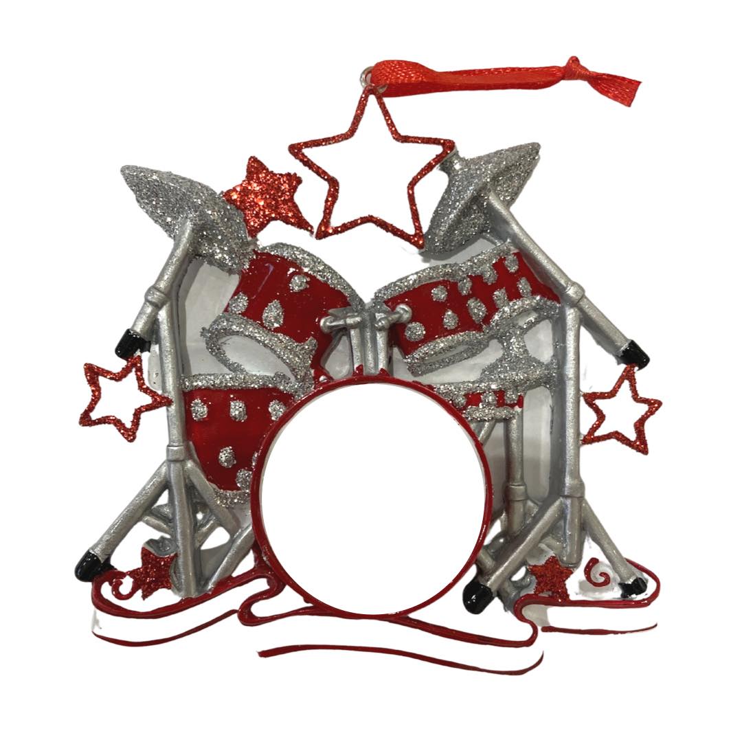 Drum Set Ornament - Personalized by Santa - Canada