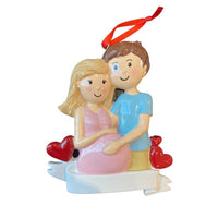 Expecting Couple Ornament - Personalized by Santa - Canada