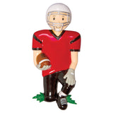 Football Player Ornament - Personalized by Santa - Canada