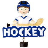 Hockey Ornament - Personalized by Santa - Canada