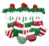 Mitten Family of 11 Ornament - Personalized by Santa - Canada