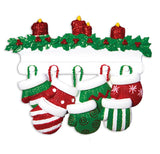 Mitten Family of 7 Ornament - Personalized by Santa - Canada