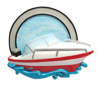 Speed Boat Ornament - Personalized by Santa - Canada