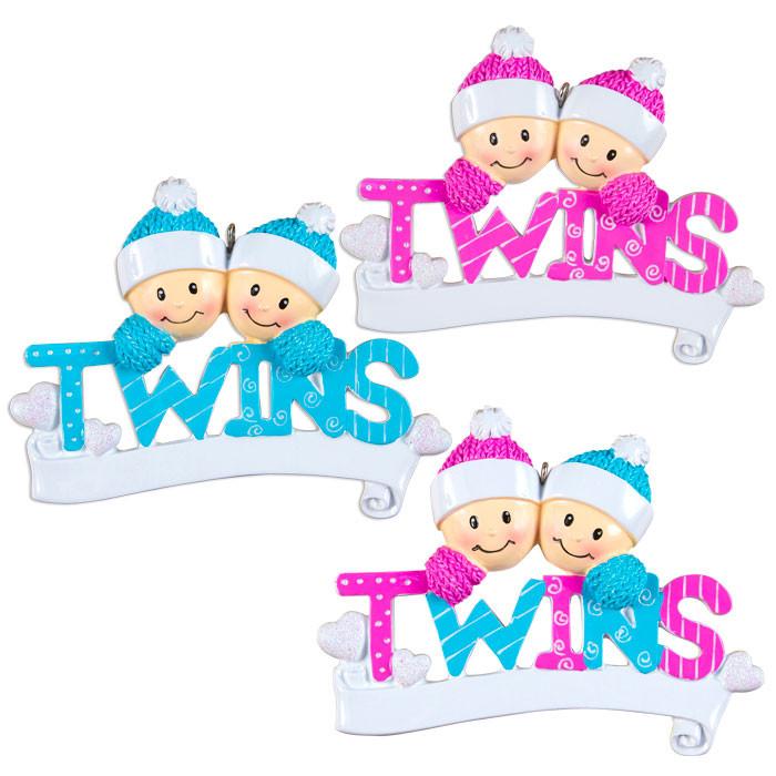 Twins Ornament - Personalized by Santa - Canada