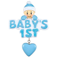 Baby's 1st - Boy Ornament - Personalized by Santa - Canada