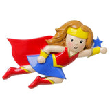 Super Hero Girl Ornament - Personalized by Santa - Canada