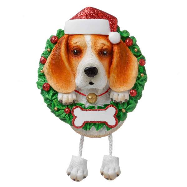 Beagle Dog Ornament - Personalized by Santa - Canada