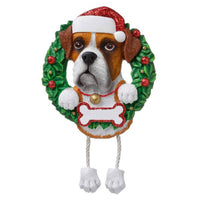 Boxer Dog Ornament - Personalized by Santa - Canada