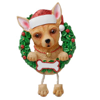 Chihuahua (Pure Breed) Personalized Christmas Ornament