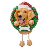 Golden Retriever Dog Ornament - Personalized by Santa - Canada
