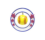 Softball - 3D Ornament - Personalized by Santa - Canada