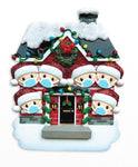 Quarantined Family of 6 Ornament - Personalized by Santa - Canada