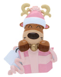 Baby Reindeer in Gift Box (Pink)