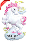 Unicorn Ornament - Personalized by Santa - Canada