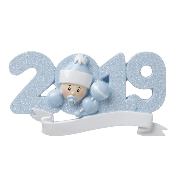 2019 - Blue Ornament - Personalized by Santa - Canada