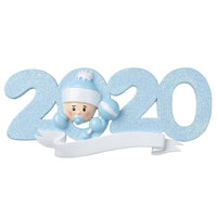 2021 Blue Baby Ornament - Personalized by Santa - Canada