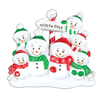 North Pole Family of 7 Ornament - Personalized by Santa - Canada
