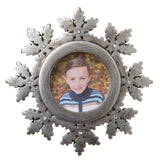 General Snowflake Picture Frame Personalized Christmas Ornament