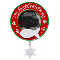 Cat Frame Ornament - Personalized by Santa - Canada