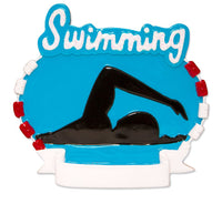 Swimming Ornament - Personalized by Santa - Canada