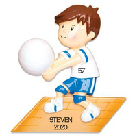 Volley-ball Boy Ornament - Personalized by Santa - Canada