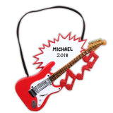 Electric Guitar Ornament - Personalized by Santa - Canada