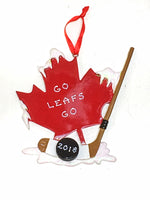 Canadian Hockey Ornament - Personalized by Santa - Canada
