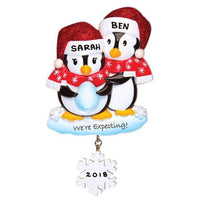 We're expecting Penguins Ornament - Personalized by Santa - Canada