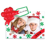 Christmas Frame Red Green Ornament - Personalized by Santa - Canada