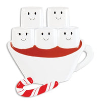 Hot Chocolate Family of 5 Ornament - Personalized by Santa - Canada