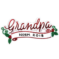 Grandpa Ornament - Personalized by Santa - Canada