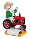Snowmen Tractor Ornament - Personalized by Santa - Canada