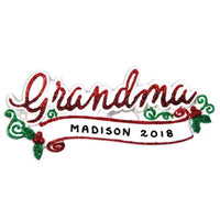 Grandma Ornament - Personalized by Santa - Canada