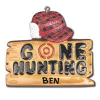 Gone Hunting Ornament - Personalized by Santa - Canada