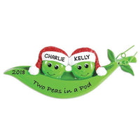 Pea Pod of 2 Ornament - Personalized by Santa - Canada