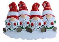 Gnome Family of 4 Ornament