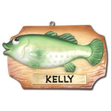 Fish Bass Ornament - Personalized by Santa - Canada
