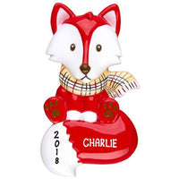 Fox Ornament - Personalized by Santa - Canada