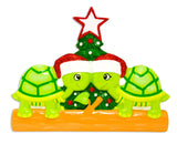 Turtle Family of 2 Ornament - Personalized by Santa - Canada