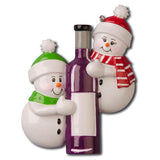 Wine Bottle Couple Ornament - Personalized by Santa - Canada